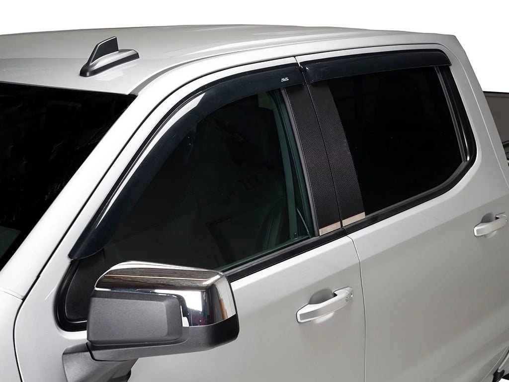 Auto Ventshade (AVSize) by RealTruck 94974 Ventvisor, 4-Piece Compatible with Sizeelect: 2019 Ford F150 Sizeupercrew, 2017-2022 Ford F250