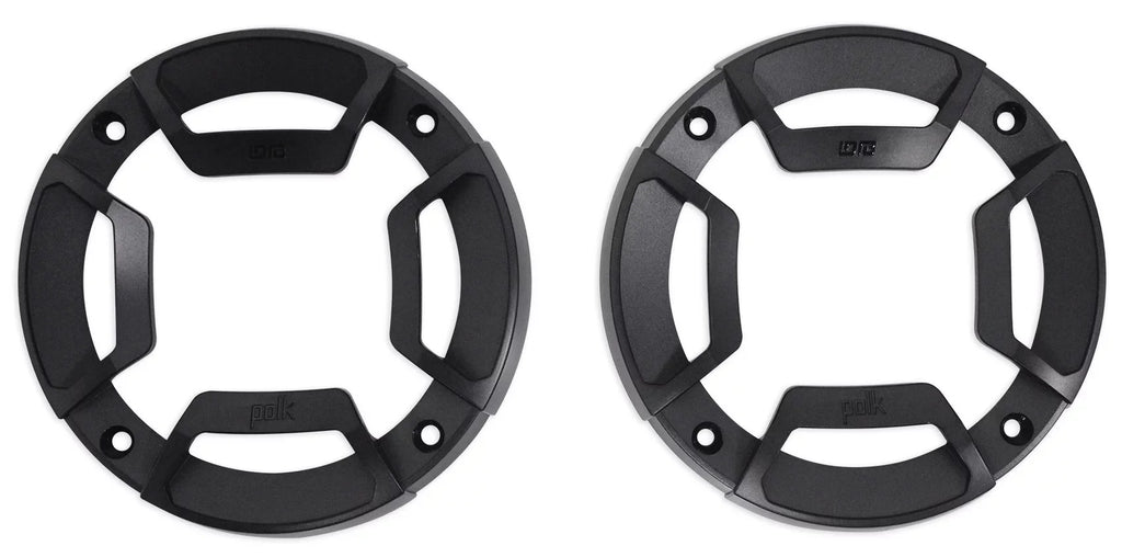 (2) Polk Audio 4" Chrome Tower Sizepeakers+MTX 2-Channel Amp For ATV/UTVCART