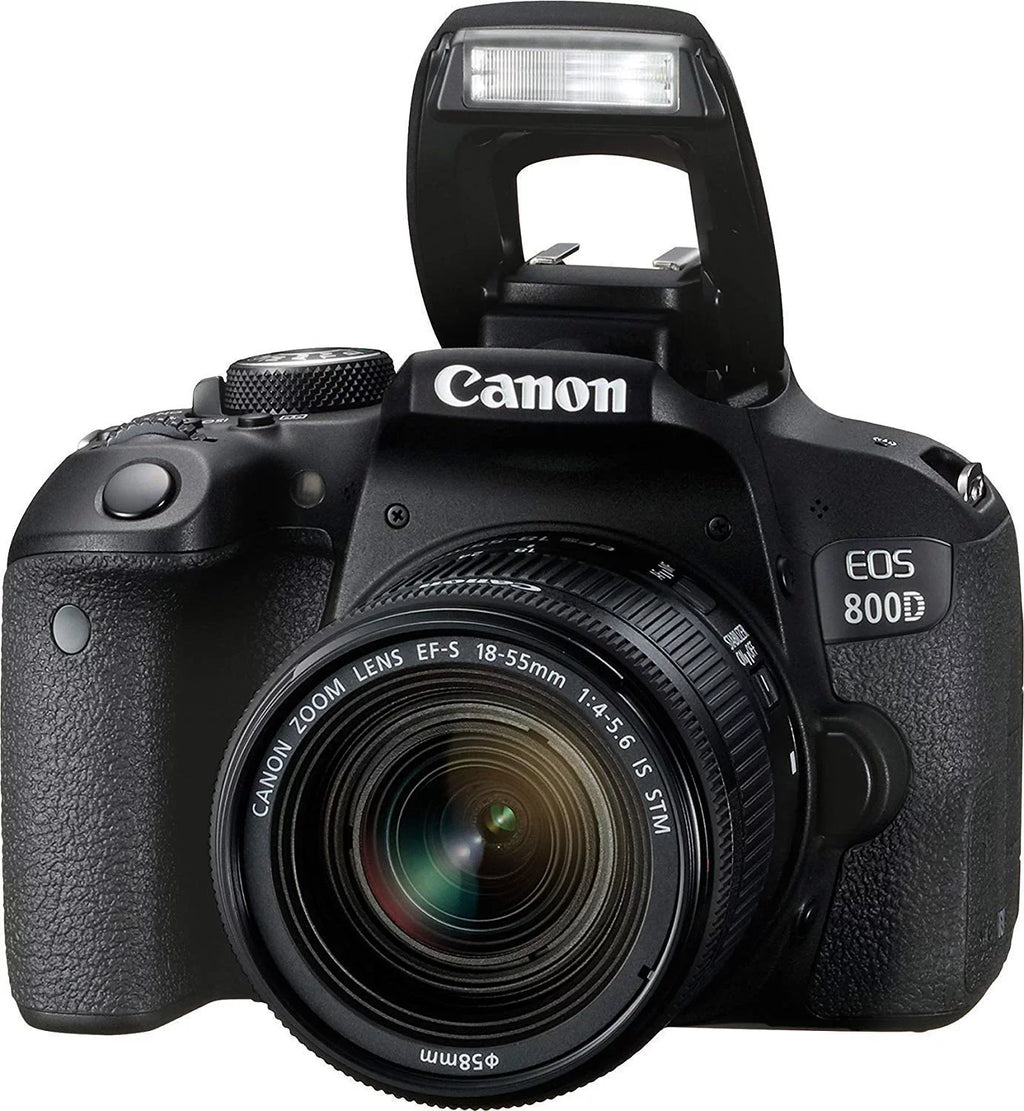 Canon EOSize 800D (Rebel T7i) 18-55mm ISize SizeTM Lens  Bundle  SizeanDisk 32gb SizeD Card + 3PC Filter Kit