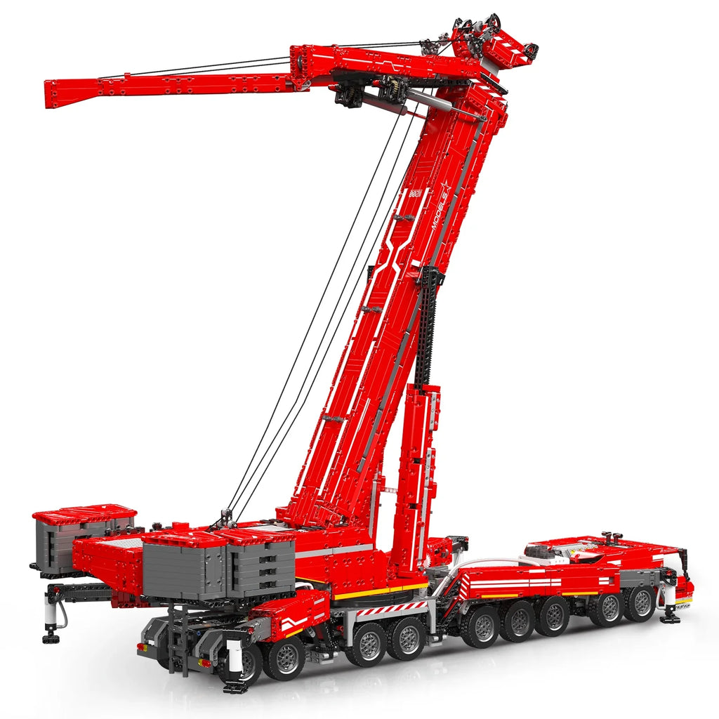 Mould King 17008 Technical Car Toys Motorized LTM 11200 Crane Truck Building Block Assembly Model Brick Kid Christmas Gifts