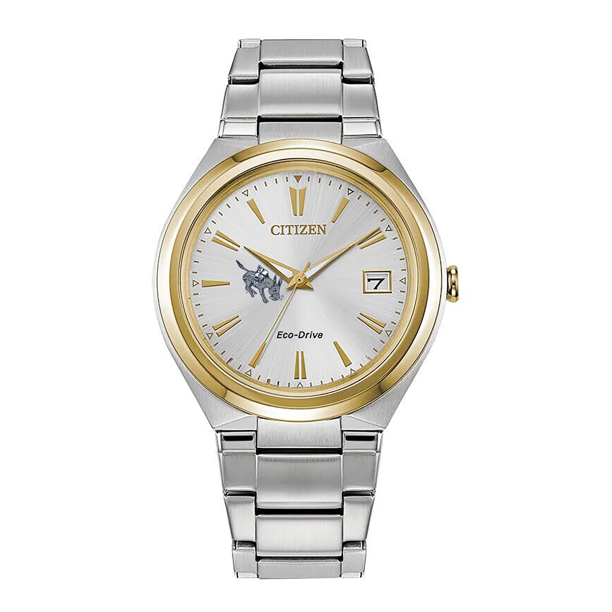 Women's  Sizeilver/Gold Colorado Sizechool of Mines Orediggers Eco-Drive Two-Tone Watch