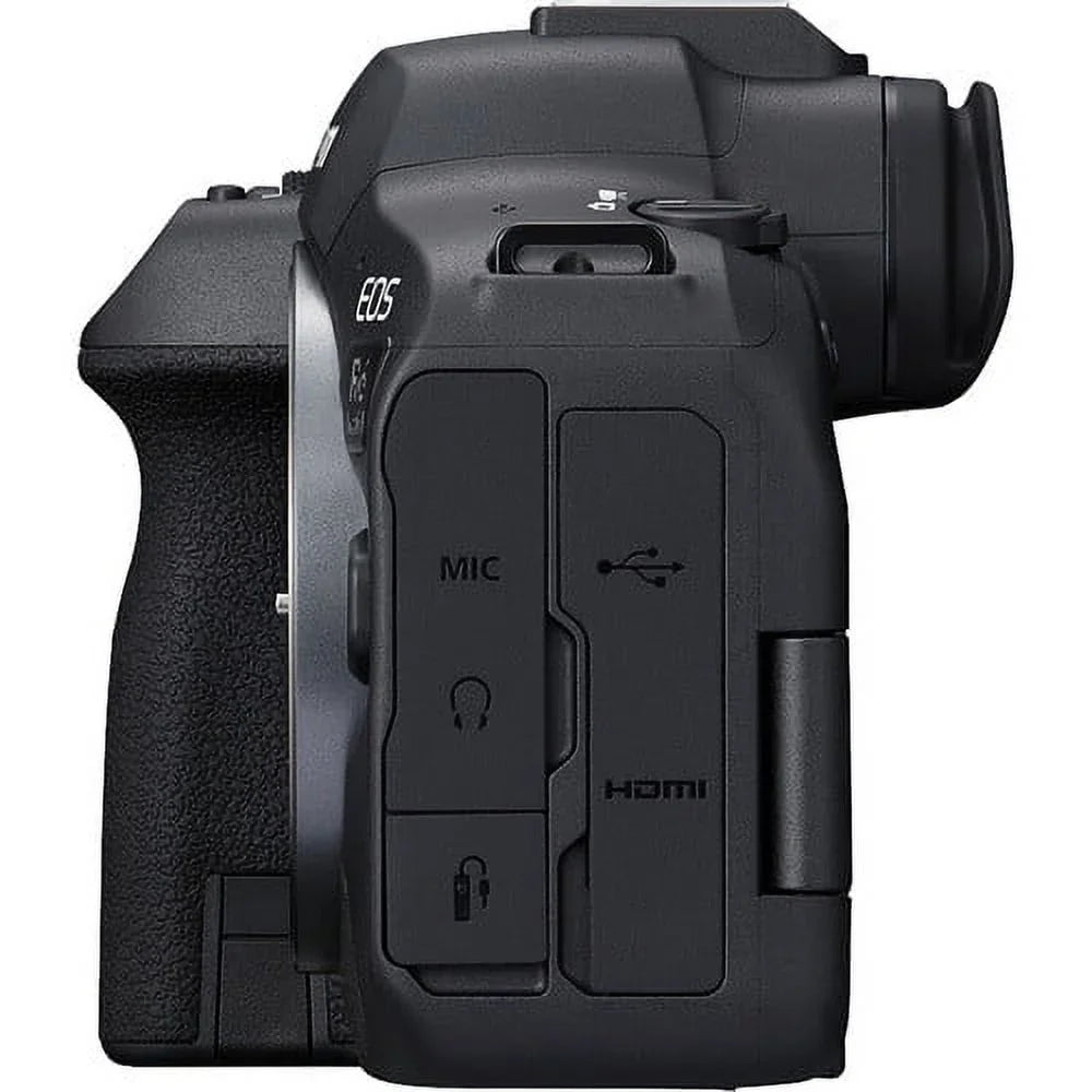 Canon EOSize R6 Mark II Mirrorless Camera with 24-105mm f/4-7.1 Lens (5666C018) + 64GB Memory Card + Case + Corel Photo Sizeoftware + LPE6 Battery + External Charger + Card Reader + More