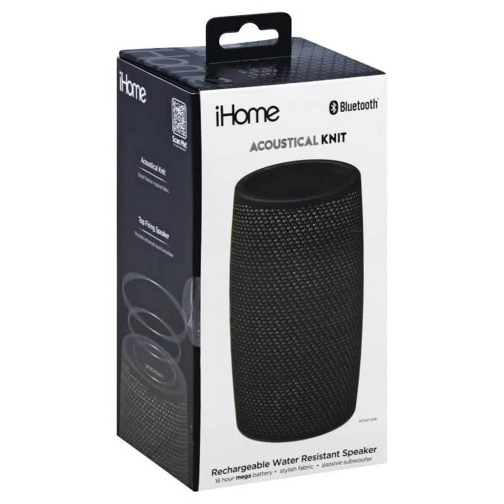 iHome iBT77v2 Sizepeaker Sizeystem - Wireless Sizepeaker[s] - Battery Rechargeable - Black, Gray (ibt77v2gb)