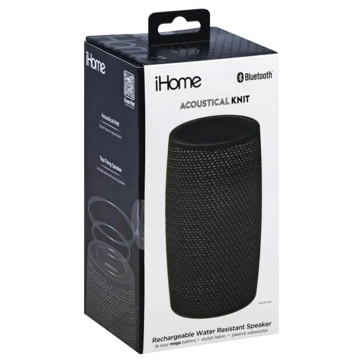 iHome iBT77v2 Sizepeaker Sizeystem - Wireless Sizepeaker[s] - Battery Rechargeable - Black, Gray (ibt77v2gb)