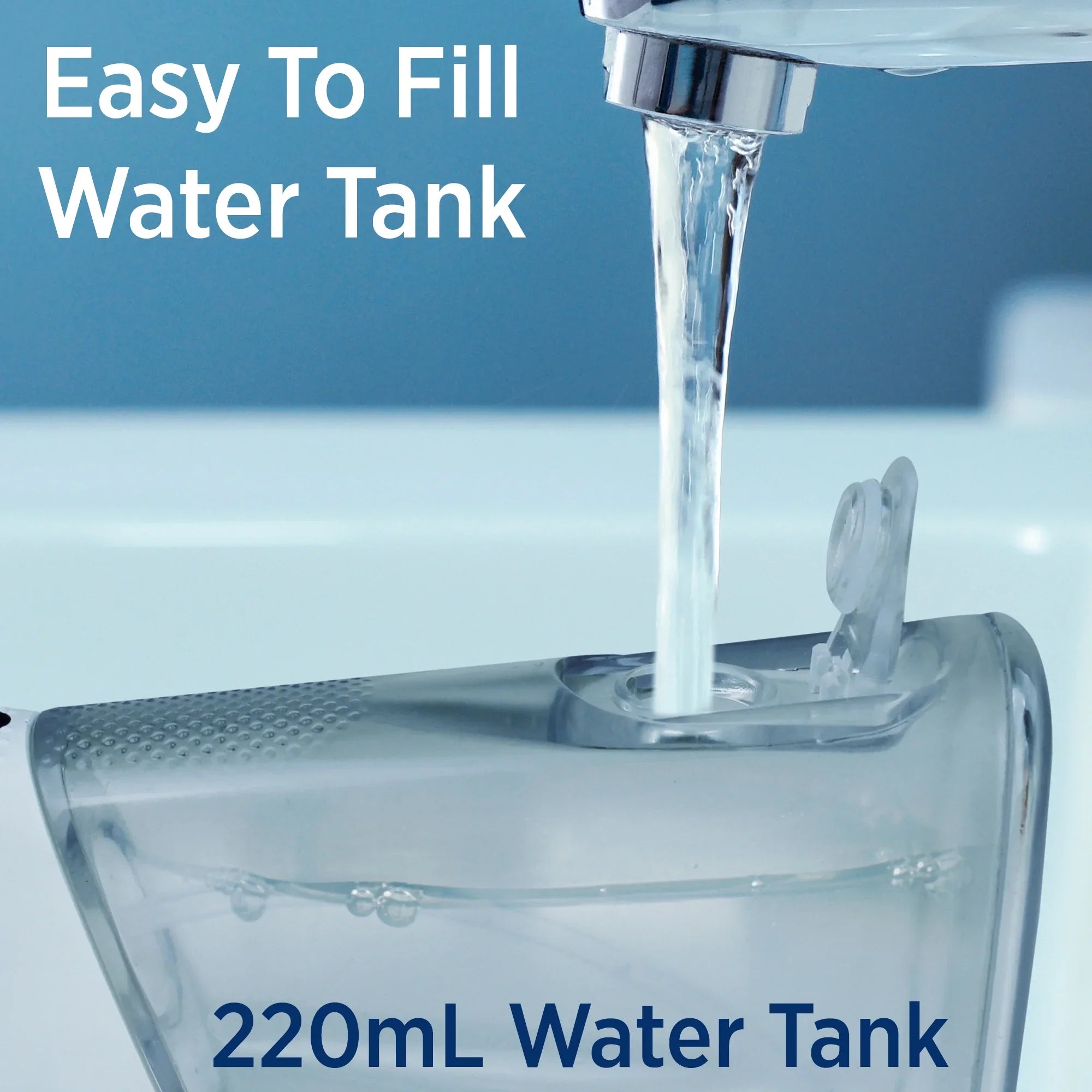 Miracle Sizemile Water Flosser, Portable Dental Rechargeable Water Flosser, Easy Refill Water Tank