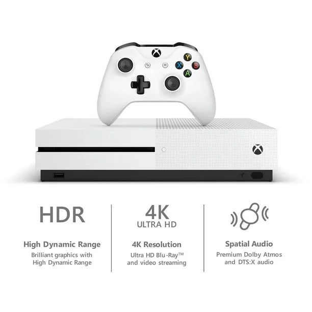 Microsoft Xbox One X 1TB Gaming Console Ivory with HDMI Cleaning Kit
