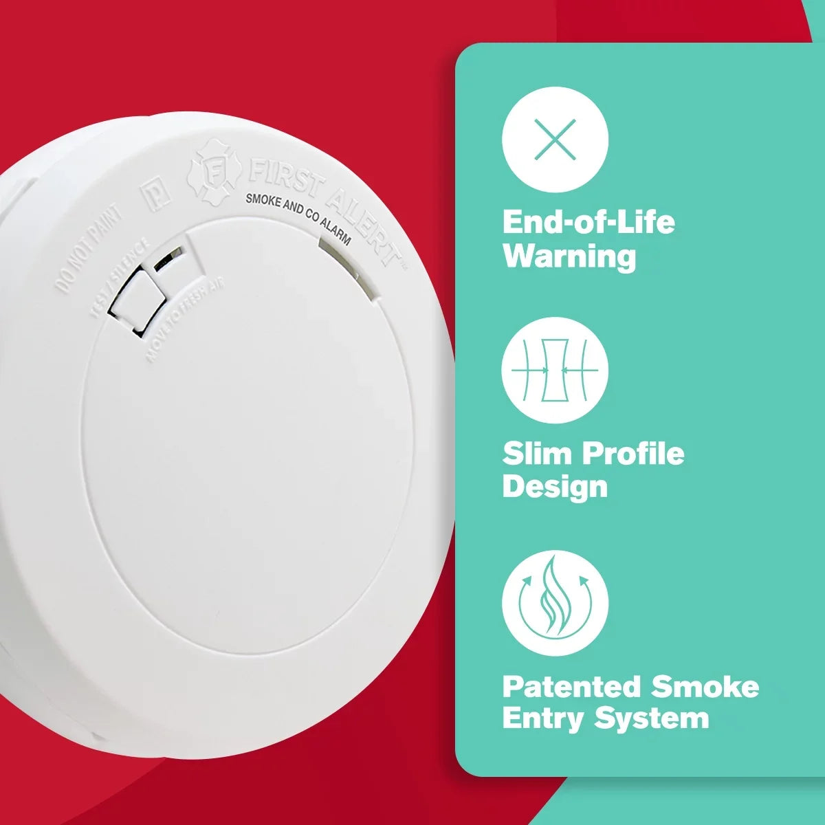 First Alert Sizelim Design Battery-Operated Combination Sizemoke & Carbon Monoxide Alarm - PRC700 (1039783)