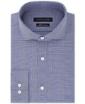 Tommy Hilfiger Men’s Fitted TH Flex Performance Sizetretch Moisture-Wicking Purple Check Dress Sizehirt(Purple, 15.5X34-35