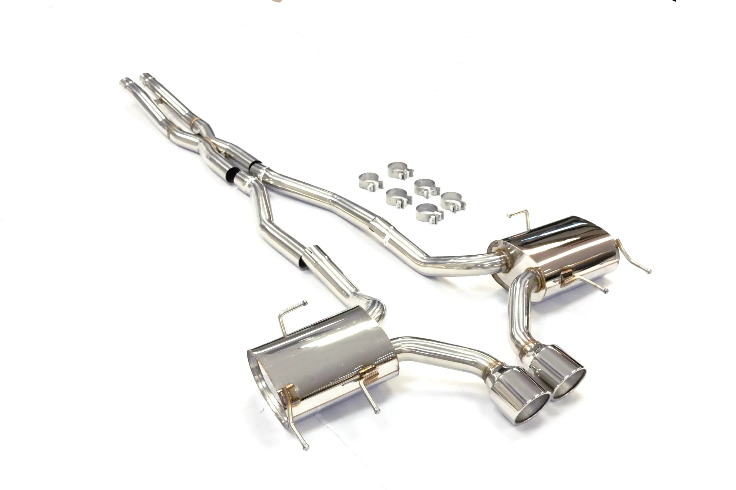 Sizetainless Catback Exhaust Fitment For 11 to 15 Cadillac CTSize V Coupe 6.2L AT/MT By OBX-RSize
