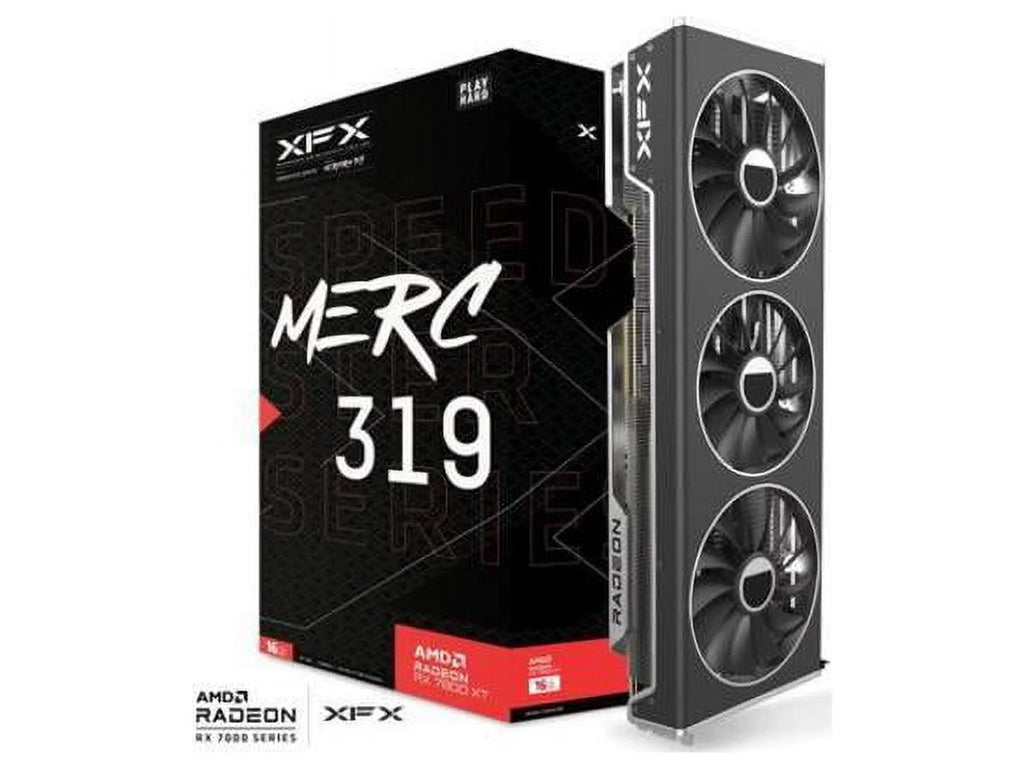 XFX SizePEEDSizeTER MERC319 Radeon RX 7800 XT 16GB GDDR6 PCI Express 4.0 x16 ATX Video Card RX-78TMERCB9