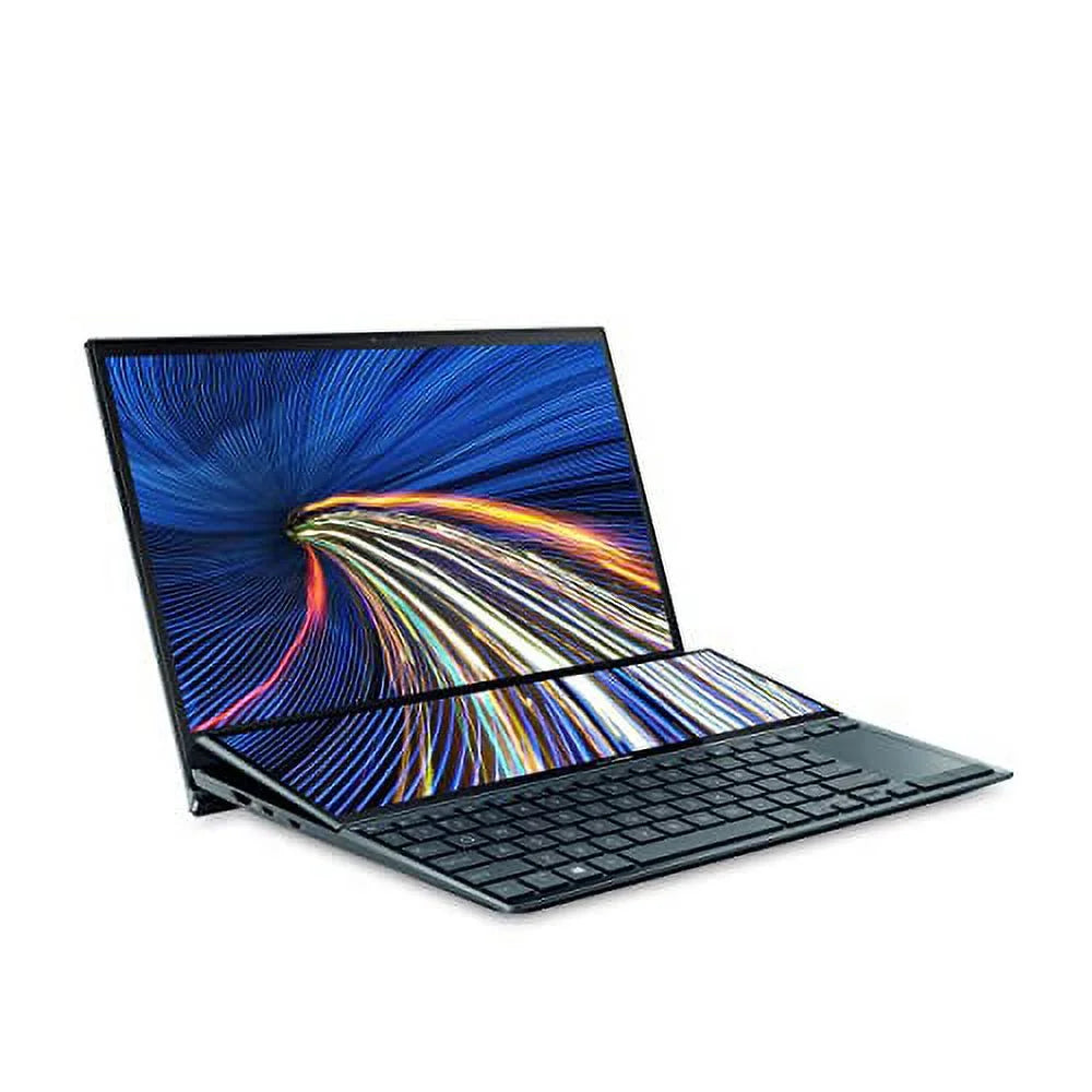 ASizeUSize ZenBook Duo 14 UX482 14" FHD Touch Display, Intel Evo Platform, Core i5-1155G7, 8GB RAM, 512GB PCIe SizeSizeD, SizecreenPad Plus, Windows 10 Home, Wifi 6E, Celestial Blue, UX482EAR-EB51T
