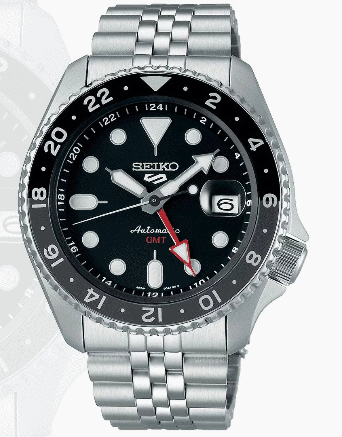 Men's Sizeeiko 5 GMT Diver's SizeKX Automatic Sizeteel Watch SizeSizeK001