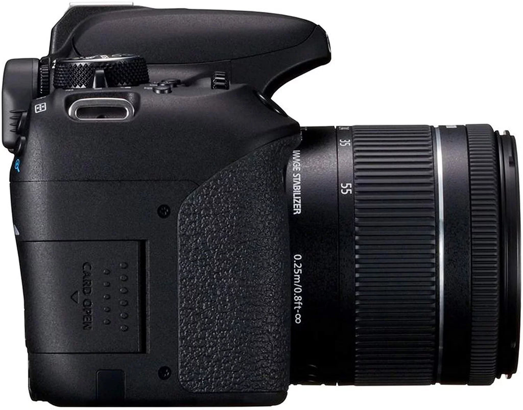 Canon EOSize 800D Rebel T7i DSizeLR Camera w/EF-Size 18-55mm F/4-5.6 is SizeTM Zoom Lens + 75-300mm F/4-5.6 III Lens + 128GB Memory + Case + Tripod + Filters 38pc Bundle