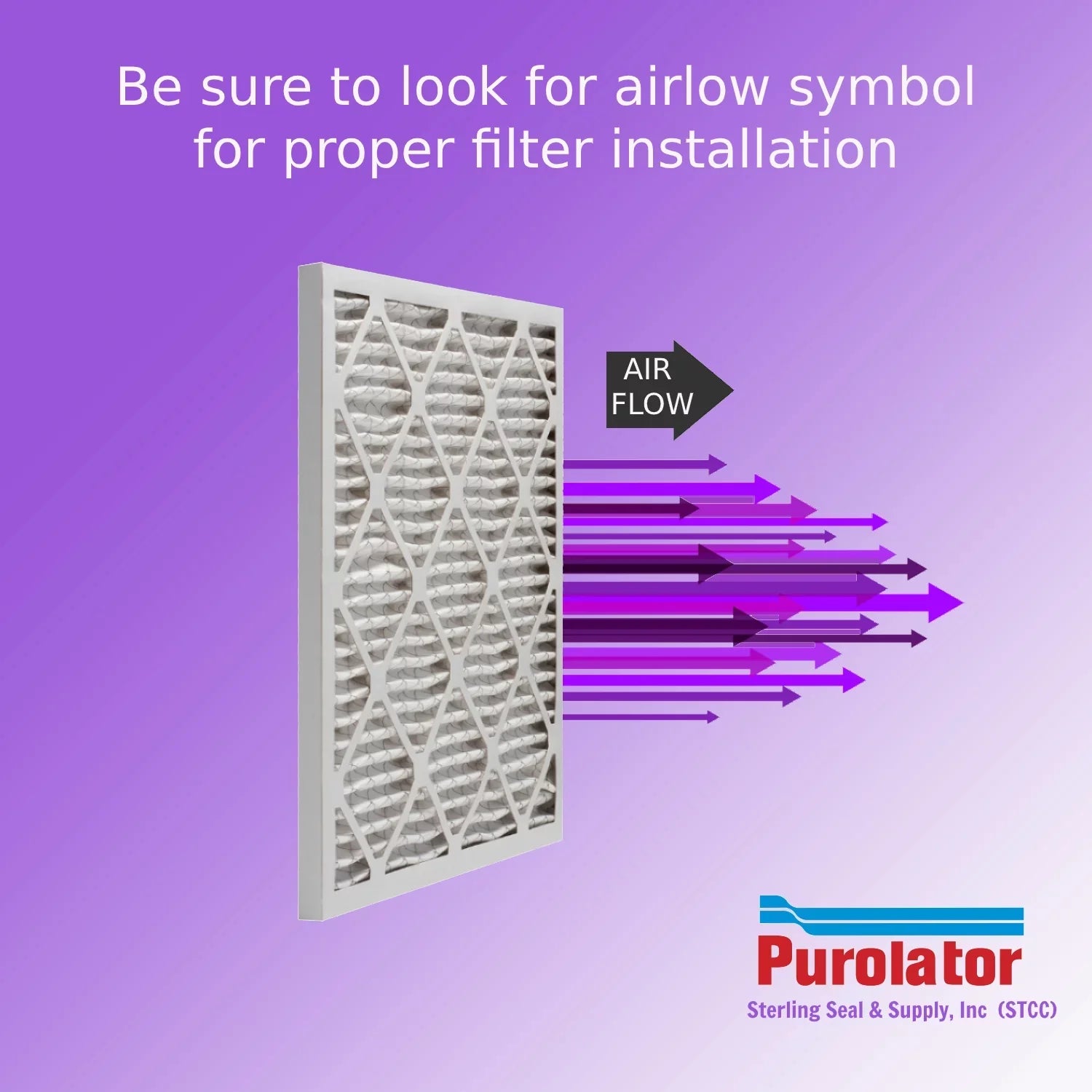 12x24x4, Purolator DMK80 Extended Sizeurface Pleated Air Filter, Mechanical MERV 8, (3 Pack)