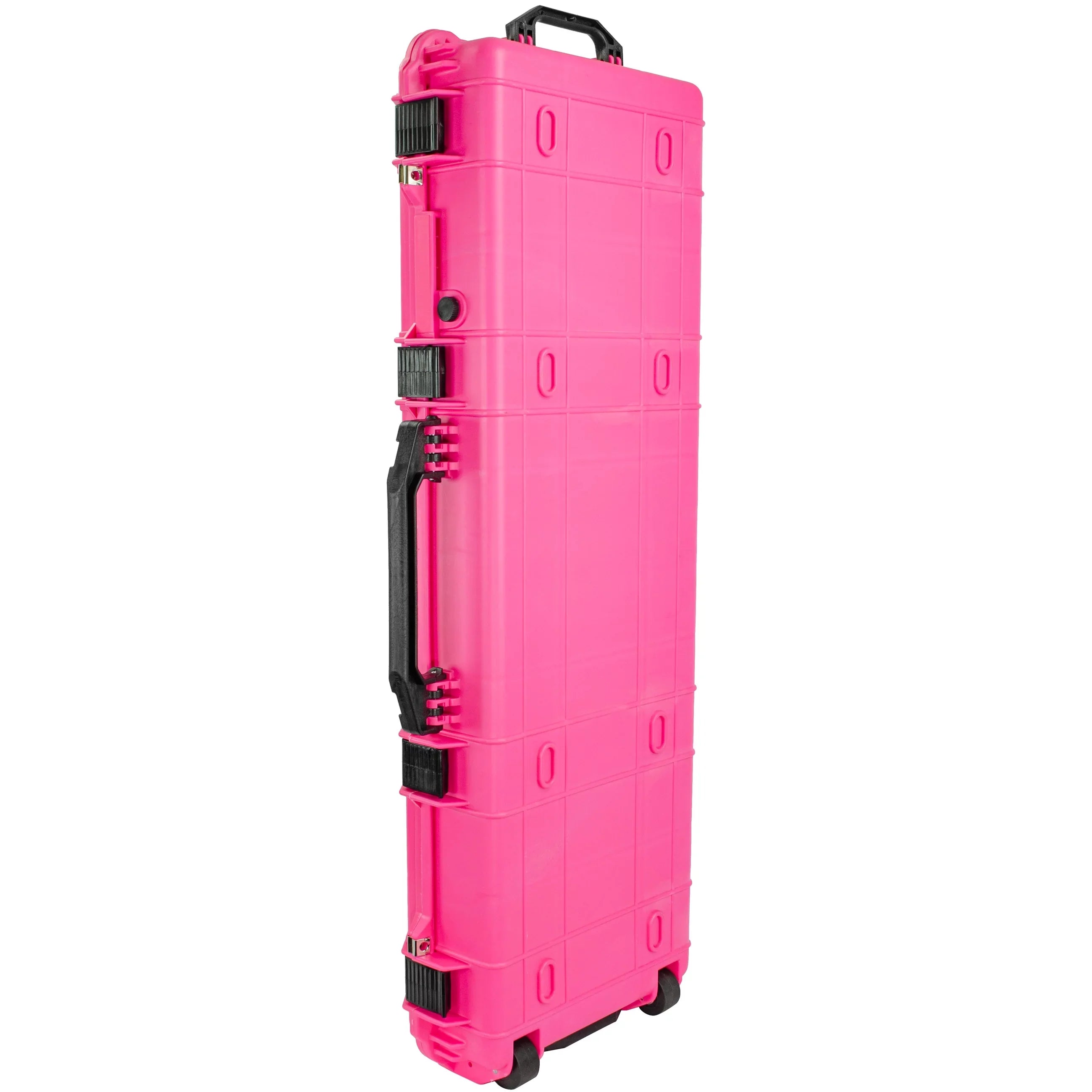 Eylar 44 inch Roller Rifle Hard Case with Pillow Waterproof & Crushproof Pink