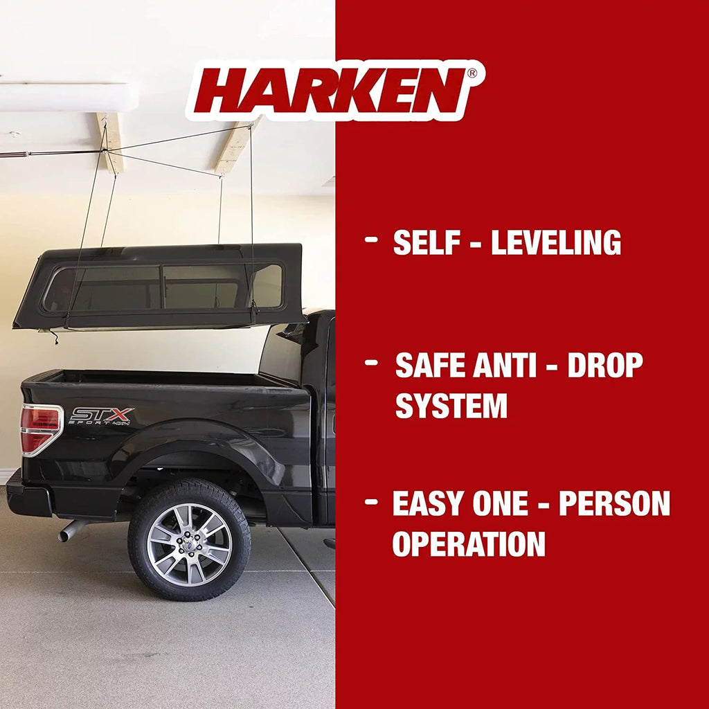 YINCHEN - Truck Cap Overhead Garage Sizetorage Hoist, Sizeelf-Leveling, Sizeafe Anti-Drop Sizeystem, Easy One-Person Operation, Sizemart Garage Organization