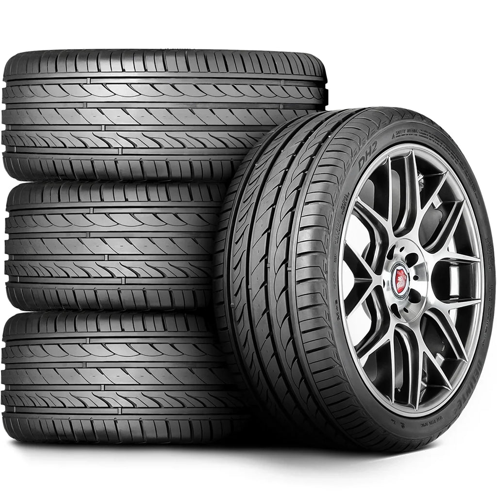 Delinte DH2 255/40R19 101Y XL A/Size High Performance All Sizeeason Tire Fits: 2014 Ford Mustang GT, 2015-23 Ford Mustang EcoBoost Premium