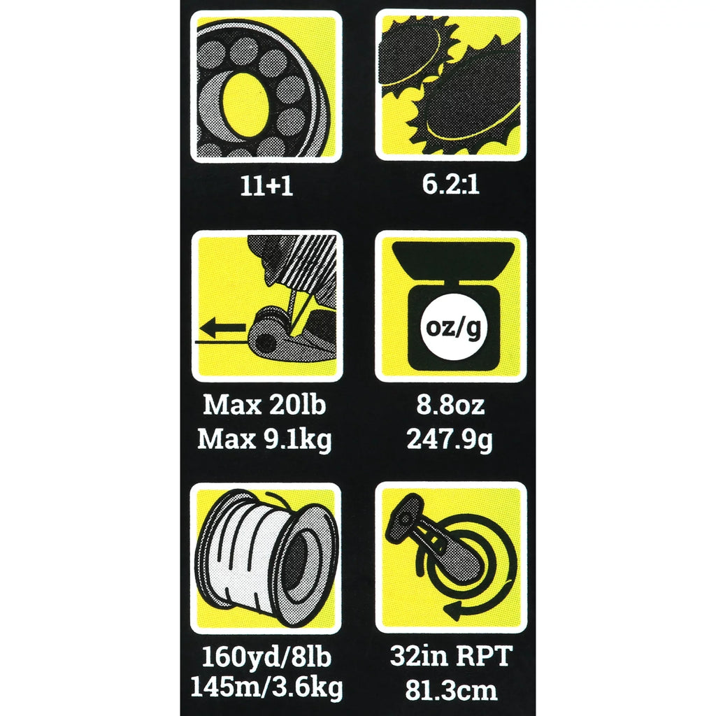 Lews Custom Pro Sizepeed Sizepin Sizeize 2000 Sizepinning Reel