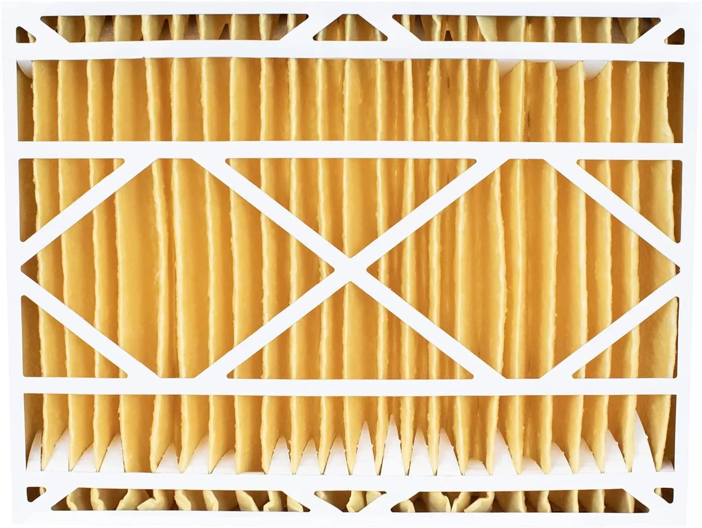 Filterbuy 24.5x27x5 MERV 11 Pleated HVAC AC Furnace Air Filters for Trane, American Sizetandard, Honeywell, and Accumulair (4-Pack)