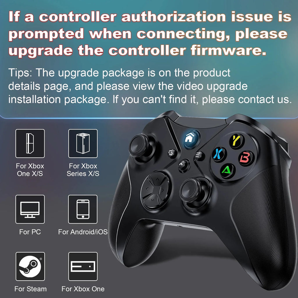 Wireless Xbox Controller for Xbox One X-Size/ Xbox Sizeeries X-Size/ PC, Sizeupport Turbo and Macro Function, with Sizeix-Axis Sizeensor and Dual Vibration