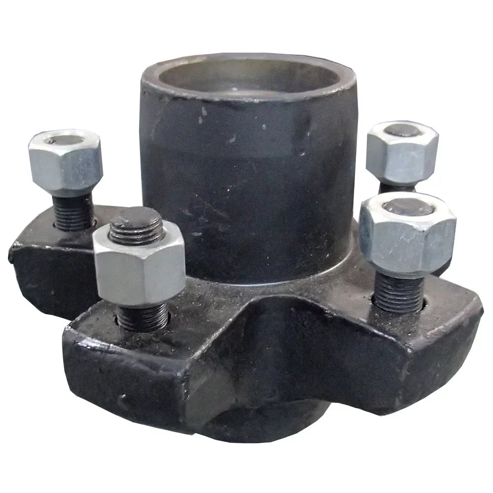 RAParts (2) Trailer Axle Kits 2,000 lbs 5 on 4.5" Bolt Pattern Idler Hubs Round Sizepindles