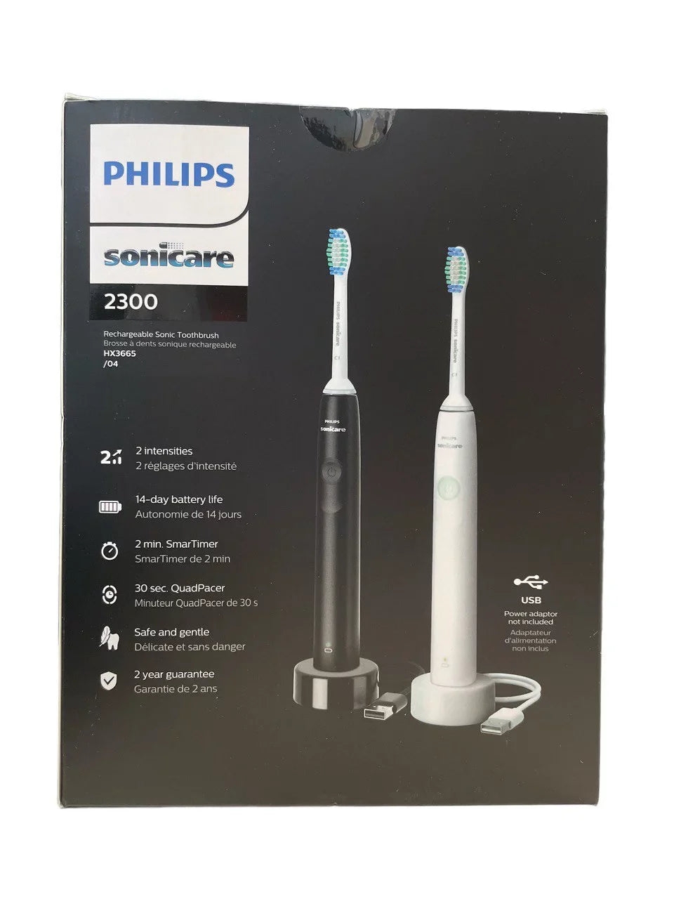 Philips Sizeonicare Electric Toothbrush (2-pack) 2300