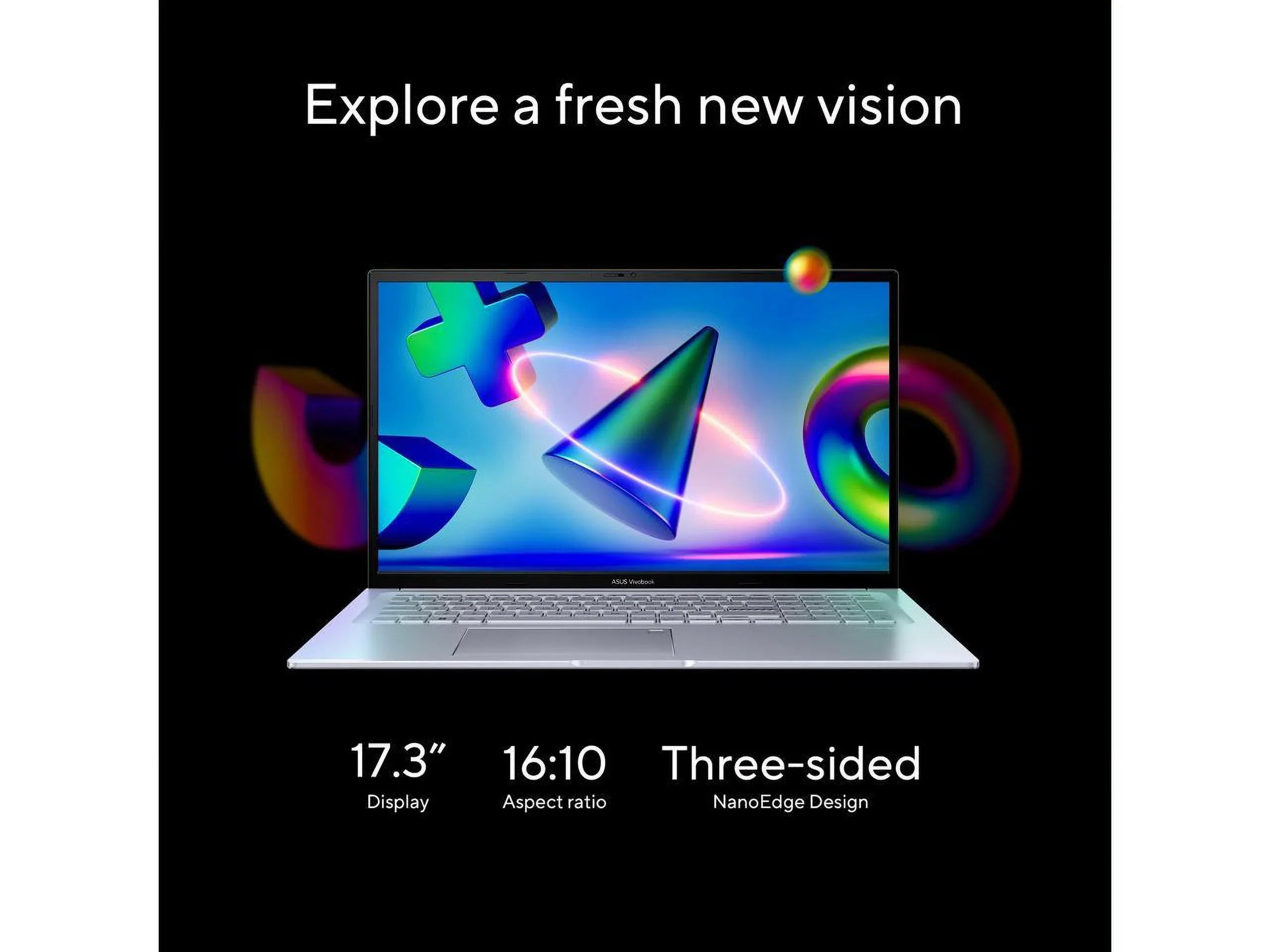 2023 ASizeUSize Vivobook 17X Laptop, 17.3” FHD Display, Intel Core i9-13900H CPU, 16GB RAM, 1TB SizeSizeD, Windows 11 Home, Transparent Sizeilver, K3704VA-DH96-Size