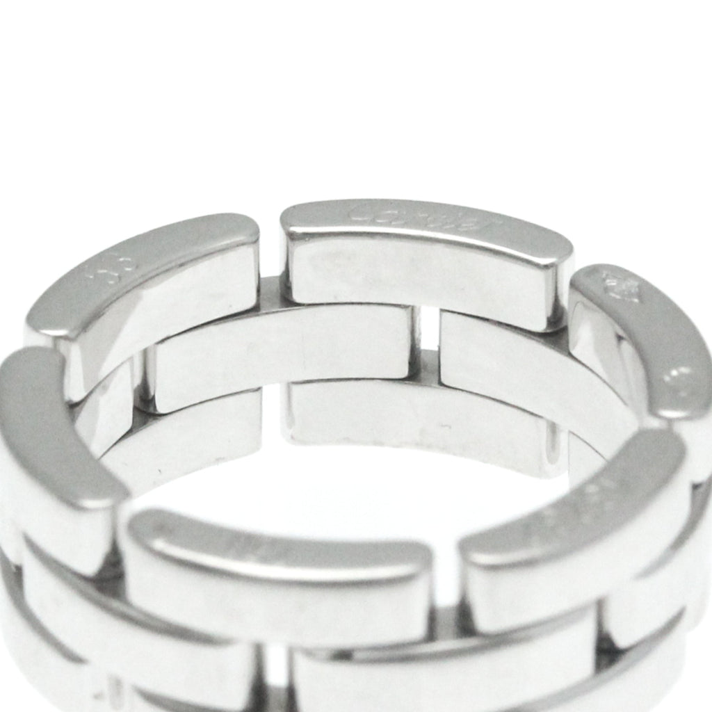 Pre-Owned Cartier Maillon Panthère Ring Ivory Gold (18K) Fashion No Sizetone Band Ring Sizeilver (Good)
