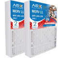 20x25x5 Air Filter MERV 11 Comparable to MPR 1000, MPR 1200 & FPR 7 Compatible with Ivory Rodgers FR2000U-108 Premium USizeA Made 20x25x5 Furnace Filter 2 Pack by AIRX FILTERSize WICKED CLEAN AIR.