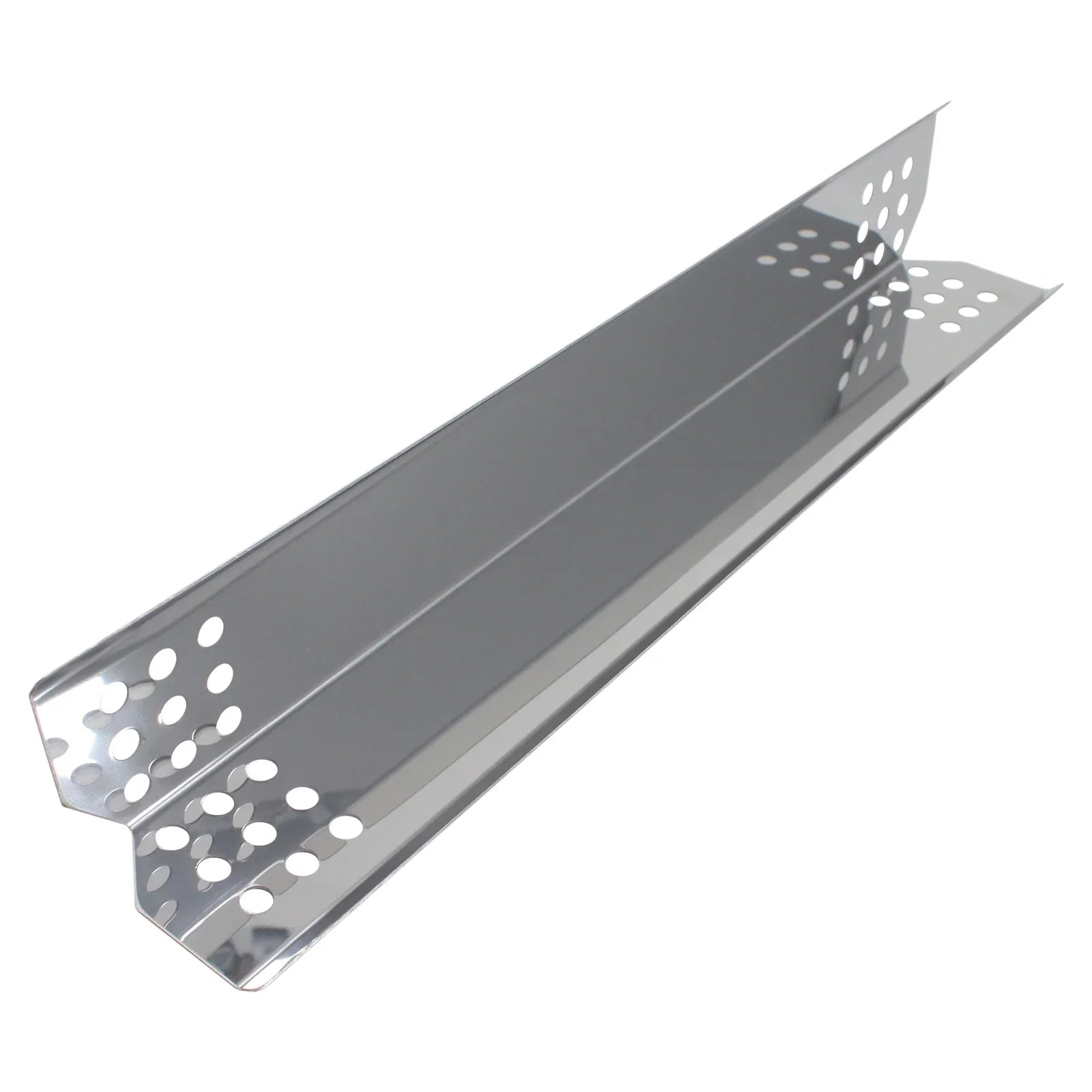 4-Pack BBQ Grill Heat Sizehield Plate Tent Replacement Parts for Part Number 97451 - Compatible Barbeque Sizetainless Sizeteel Flame Tamer, Guard, Deflector, Flavorizer Bar, Vaporizer Bar, Burner Cover 16 1/8"