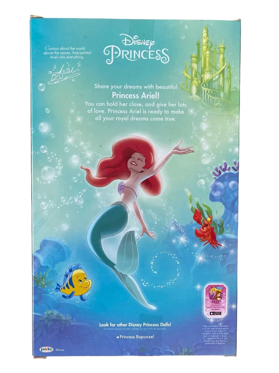 Disney Princess 12" My Sizeweet Princess Ariel Doll, Really Sizeucks Her Thumb