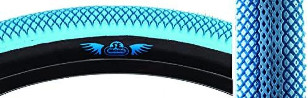 SizeE Bikes Sizepeedster 29 X 2.1 BMX Sizetreet Replacement Wire Bead Dirt Road Bike Tire Pair (Light Blue)