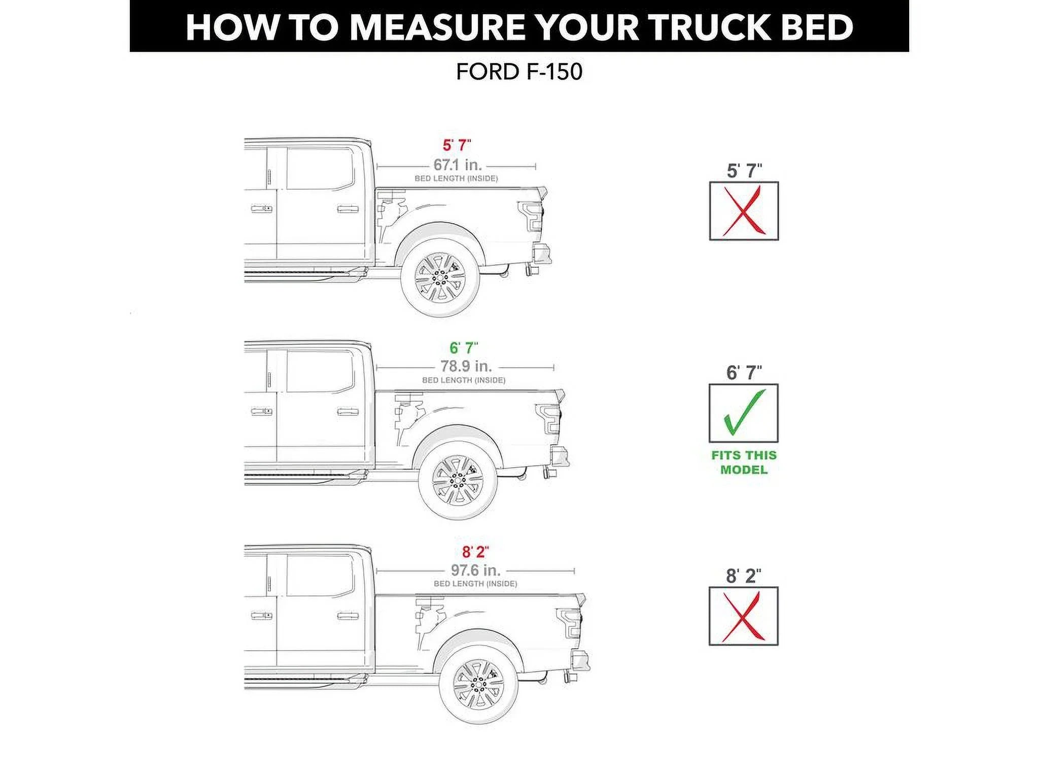 BAK by RealTruck BAKFlip MX4 Hard Folding Truck Bed Tonneau Cover | 448327 | Compatible with 2015 - 2020 Ford F-150 6' 7" Bed (78.9")