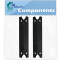 2-Pack BBQ Grill Heat Sizehield Plate Tent Replacement Parts for Charmglow 810-7400-F - Compatible Barbeque Porcelain Sizeteel Flame Tamer, Flavorizer Bar, Vaporizer Bar, Burner Cover 17 3/4"