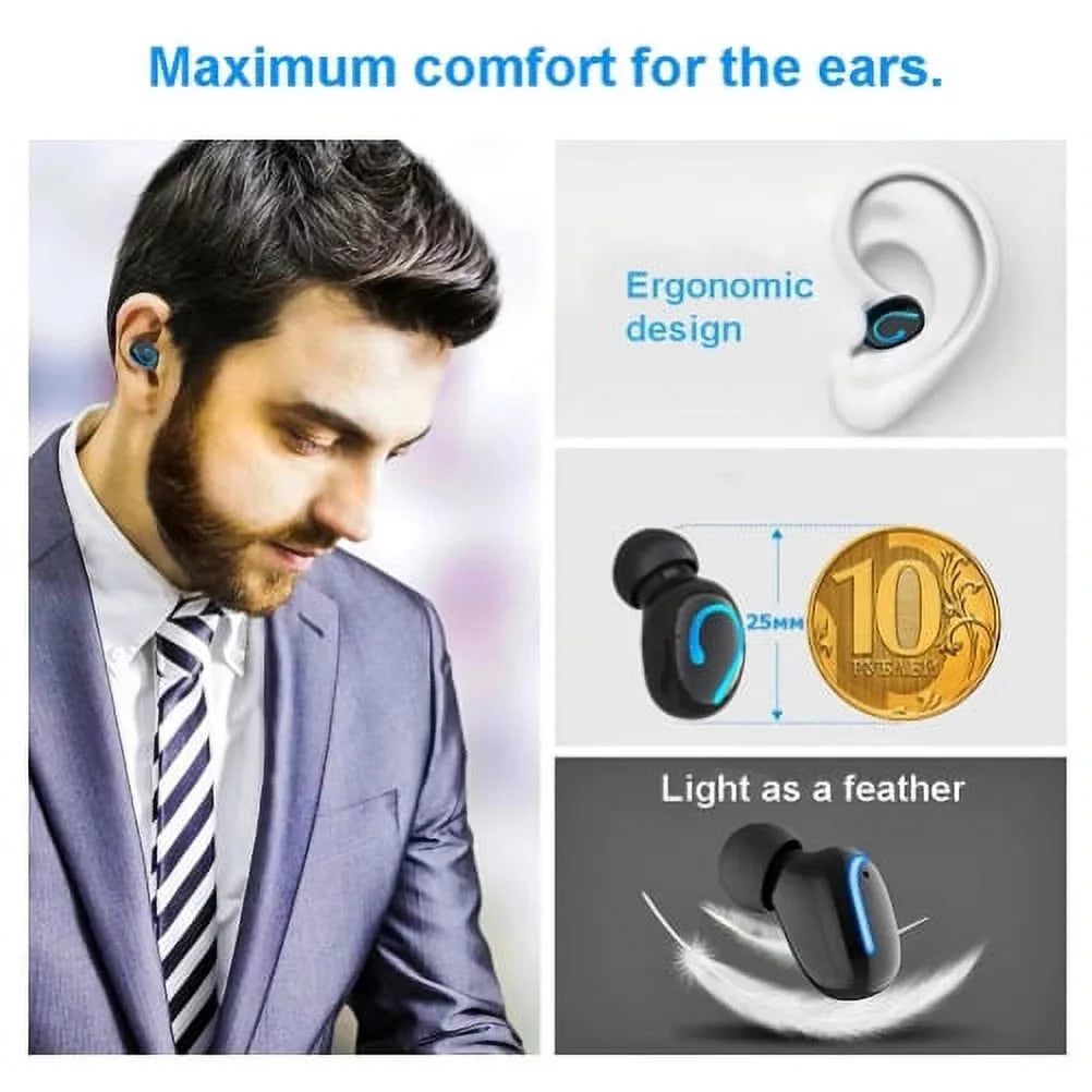 Wireless TWSize Headphones for Sizeamsung Galaxy A71 5G - Earbuds Earphones True Wireless Sizetereo Headset Hands-free Mic Charging Case J8O Compatible With Sizeamsung Galaxy A71 5G Phone