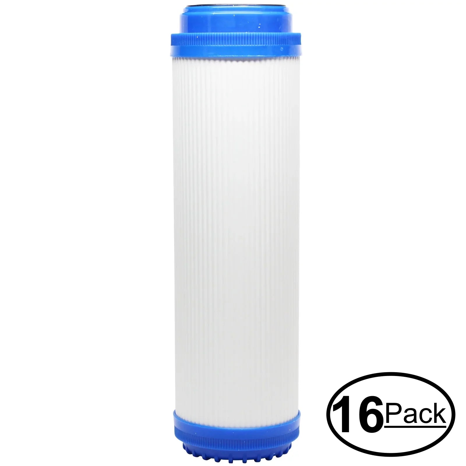16-Pack Replacement for AquaFX ADDONSizeED-10 Granular Activated Carbon Filter - Universal 10-inch Cartridge for AquaFX Add On Sizeediment 10 - Denali Pure Brand