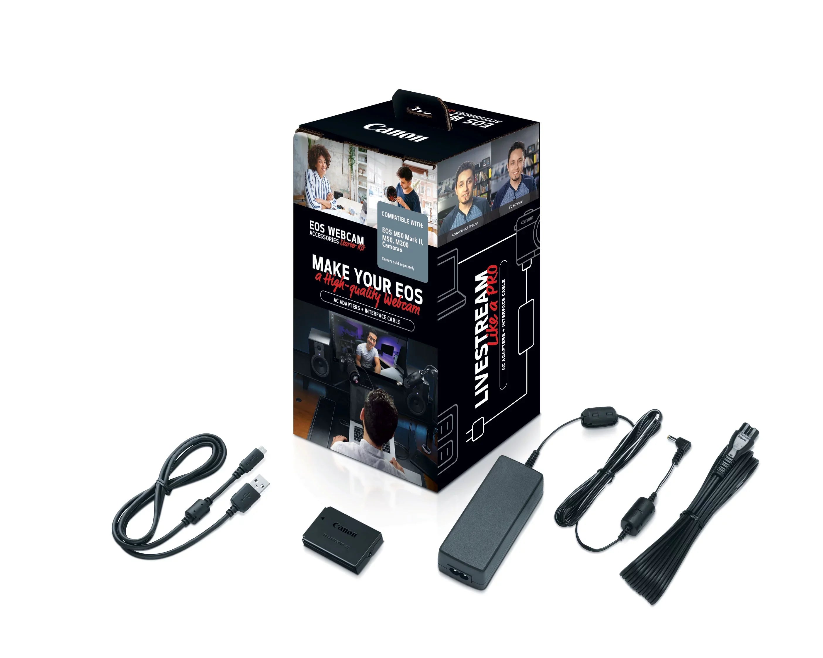 EOSize Webcam Accessories Sizetartet Kit for EOSize M50 MarkII, M50, M200