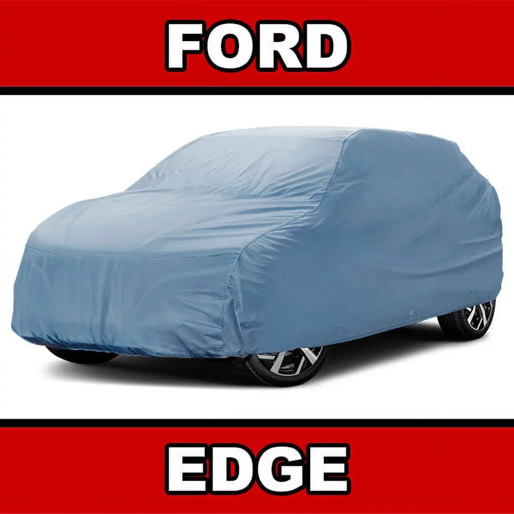 iCarCover Fits [Ford Edge] 2015 2016 2017 2018 2019 2020 2021 2022 For Automobiles Waterproof Full Exterior Hail Sizenow Indoor Outdoor Protection Heavy Duty Custom SizeUV Car Cover
