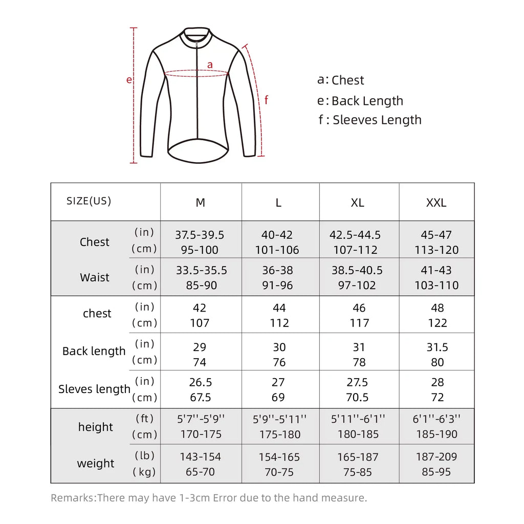 Arsuxeo Winter Warm Cycling Jacket - Windproof Waterproof Bike Outerwear for Ultimate Protection