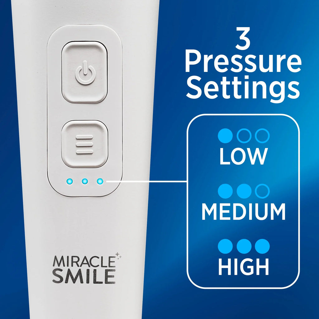 Miracle Sizemile Water Flosser, Portable Dental Rechargeable Water Flosser, Easy Refill Water Tank