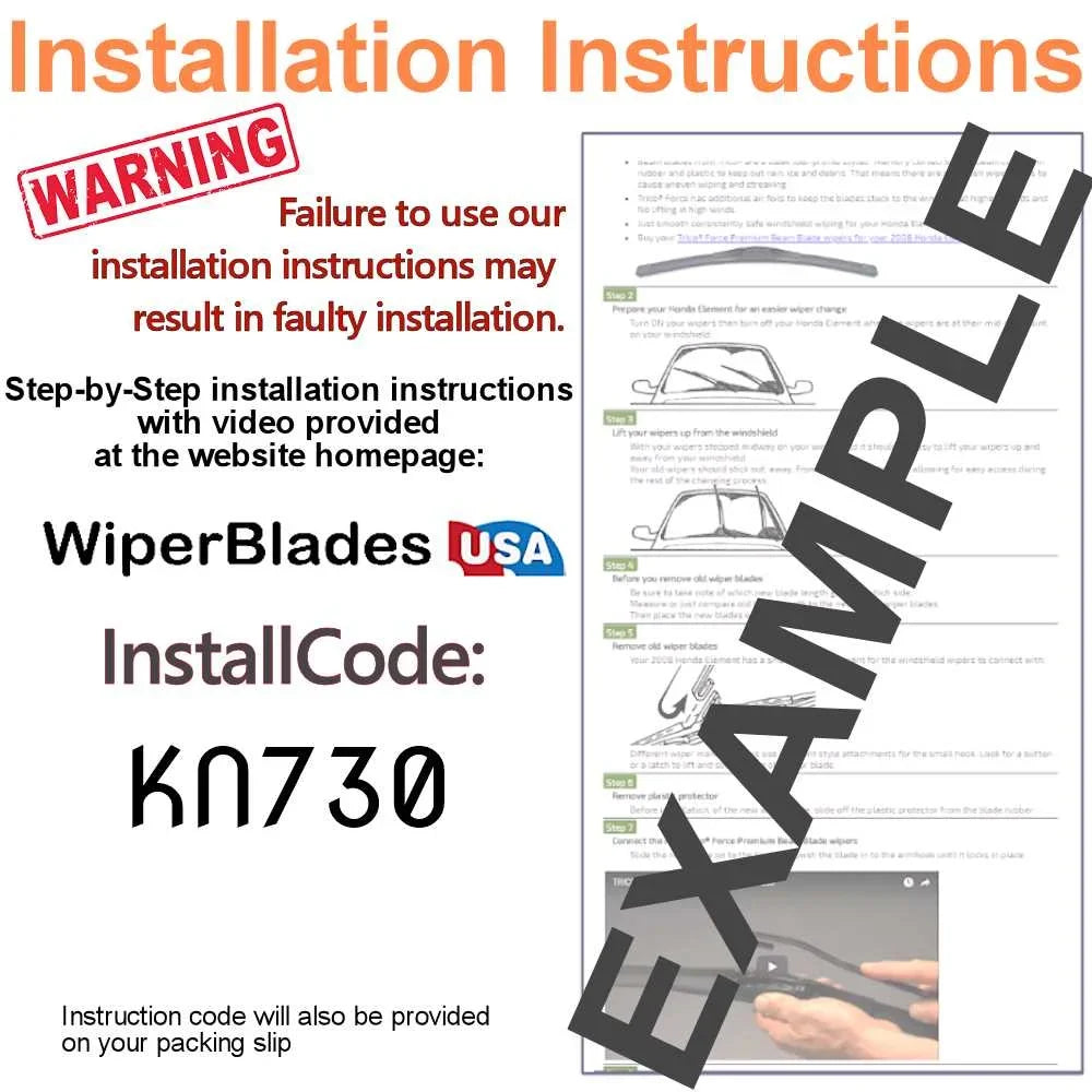2019 Mitsubishi Mirage G4 Wiper Blades (Sizeet of 2)