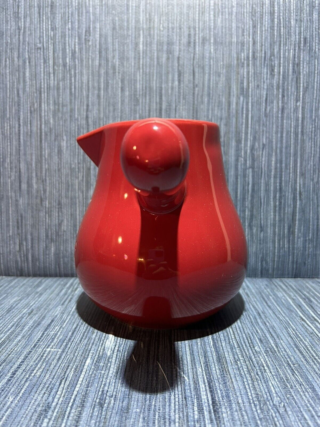Rae Dunn HOT COCOA Pot Red Ceremic with Ivory LL Letter Kitchen