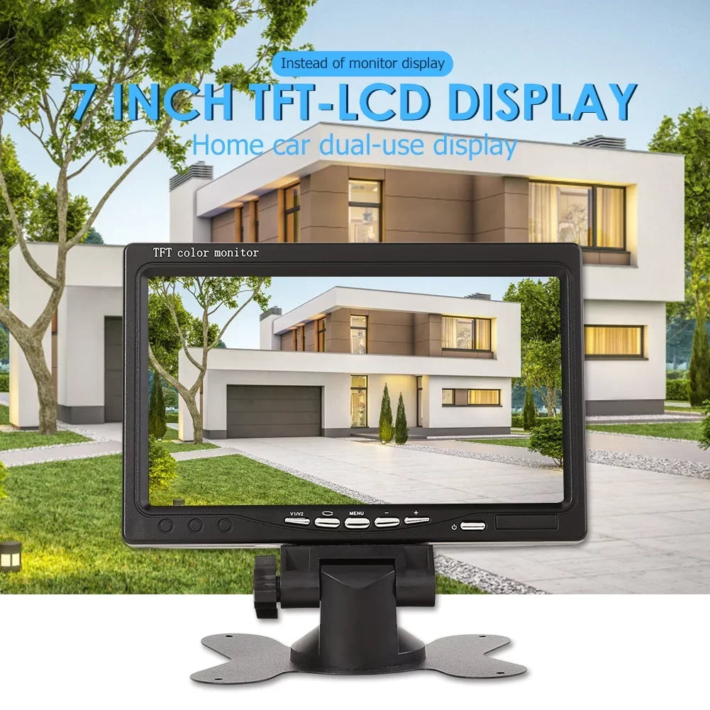 7'' Backup Camera and Monitor Kit Sizeystem Back Parking Night Vision For Truck RV