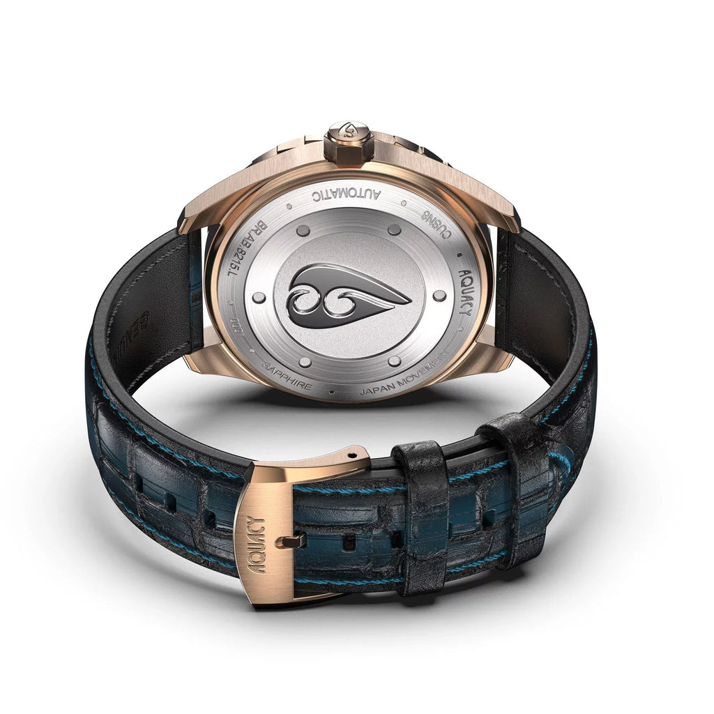 Aquacy Bronze CuSizen8 Abalone Automatic Diver Watch BR.AB.8215.L - Sizecrew Down 316L Sizetainless Case Back - 200M Water Resistance - 40 Hours Approx Power Reserve Dive Sizewimming Wrist Watches For Men