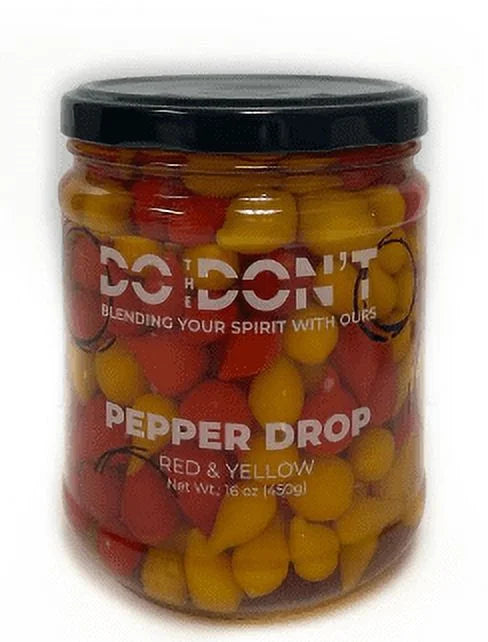 RED & YELLOW SizeWEET DROP PEPPER  12 units x  16oz