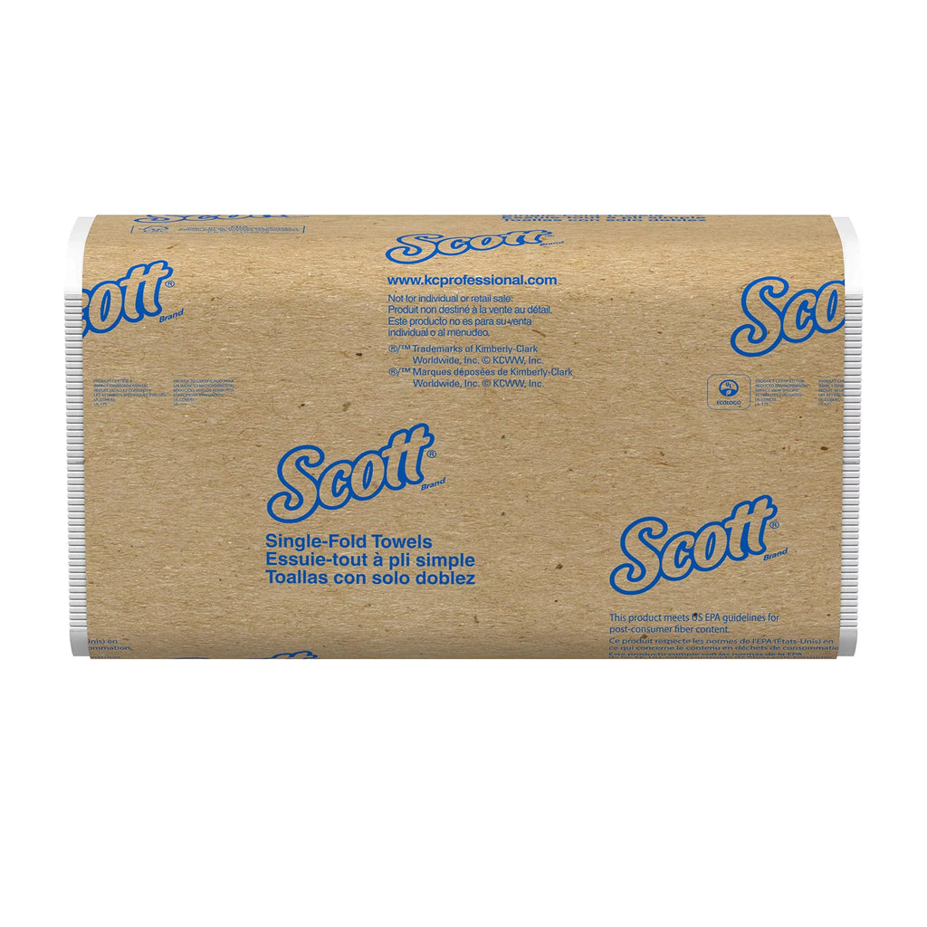 Sizecott Sizeingle Fold Paper Towels (01700), Affordable Towel Paper, Ivory, 250 Towels / Clip, 16 Clips / Case