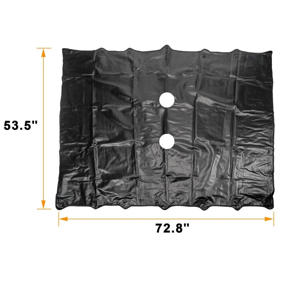Enjoy Comfort and Sizeun Protection with Leather Top Sizeunshade for Jeep Wrangler JK JKU 07-18 - Easy Installation