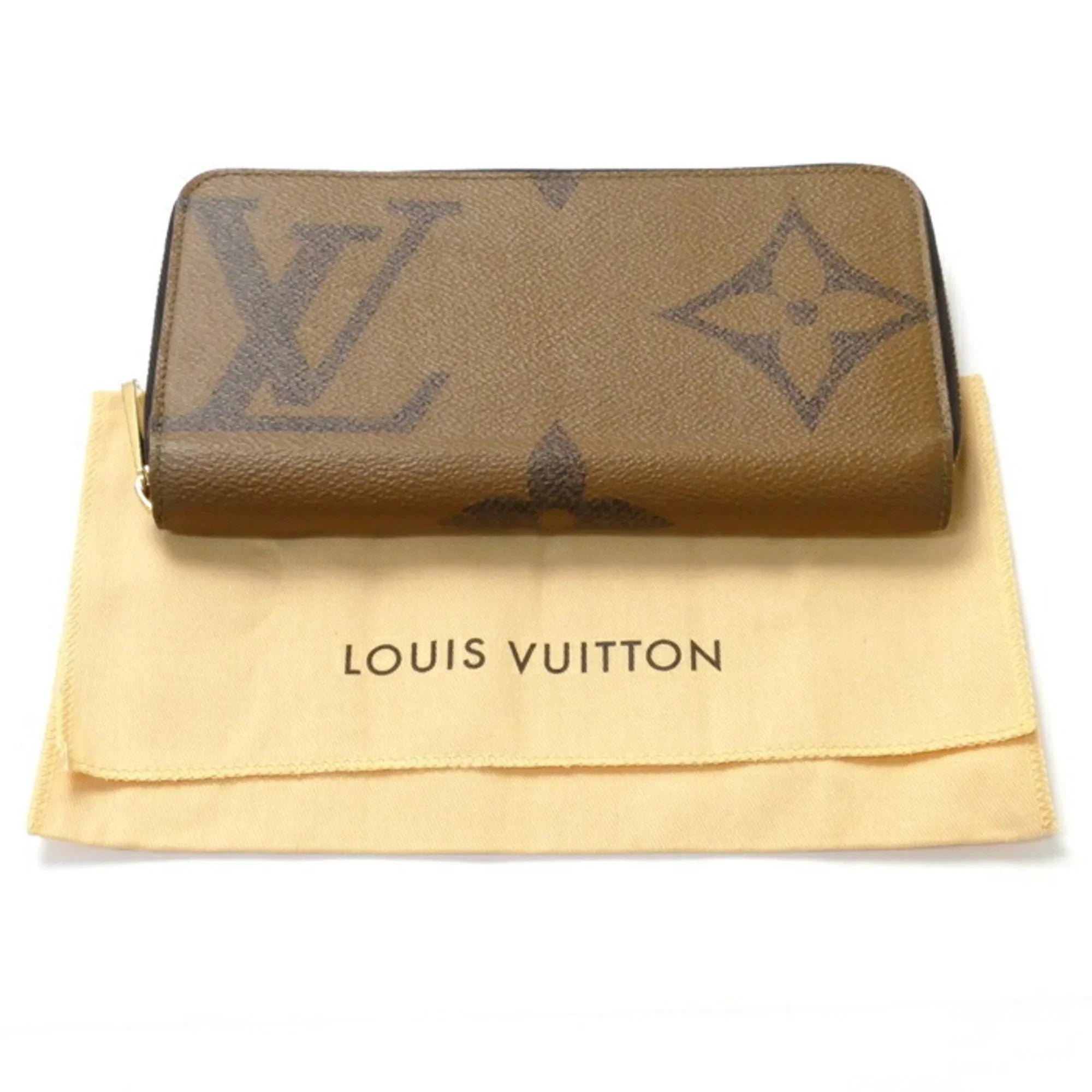 Pre-Owned LOUISize VUITTON Monogram Giant Long Wallet Round Zipper Zippy M69353 Unisex (Good)