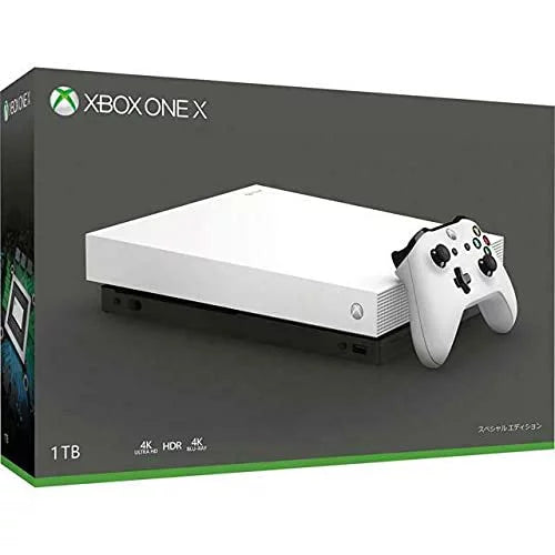 Microsoft Xbox One X 1TB Gaming Console Ivory with HDMI Cleaning Kit