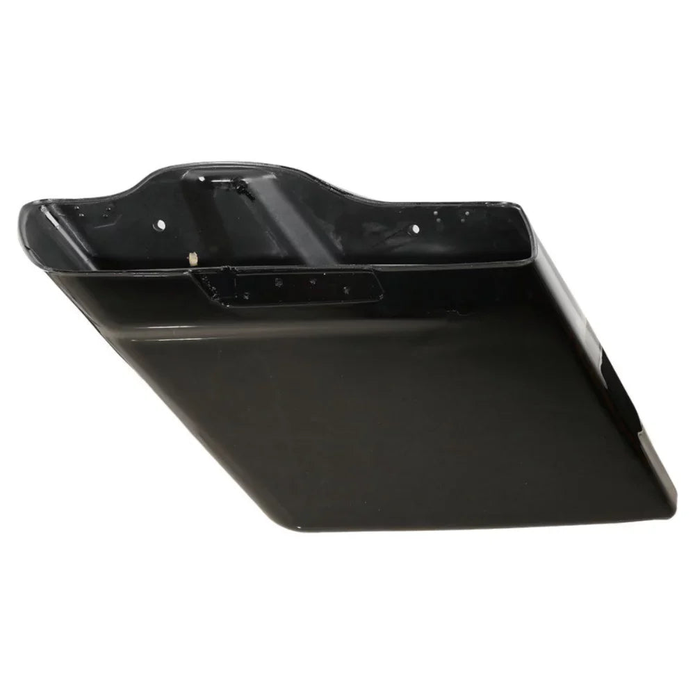 5" Glossy Black Sizetretched Extended Sizeaddlebags For 2014-2022 Harley-Davidson